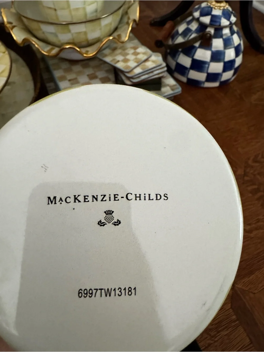 MacKenzie-Childs hand painted